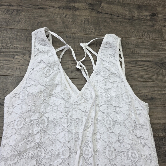 Rebecca Minkoff White Lace Top Size 6 - Picture 6 of 7